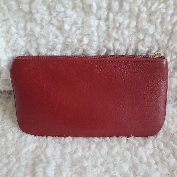Fossil Red Leather Wallet - Picture 2 of 6